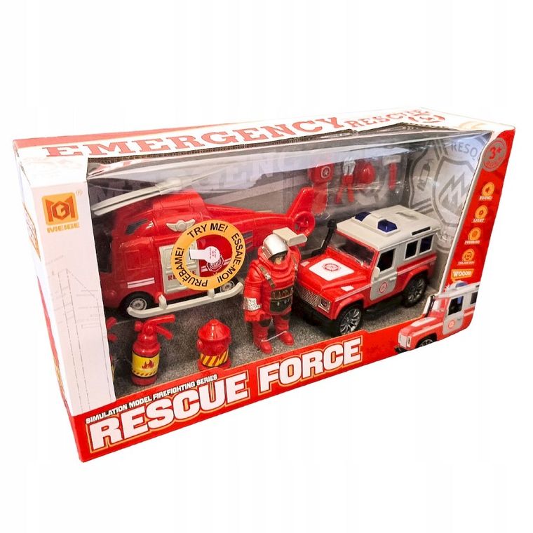 Anek dla Dzieci, Straż Pożarna, zestaw pojazdów ratunkowych