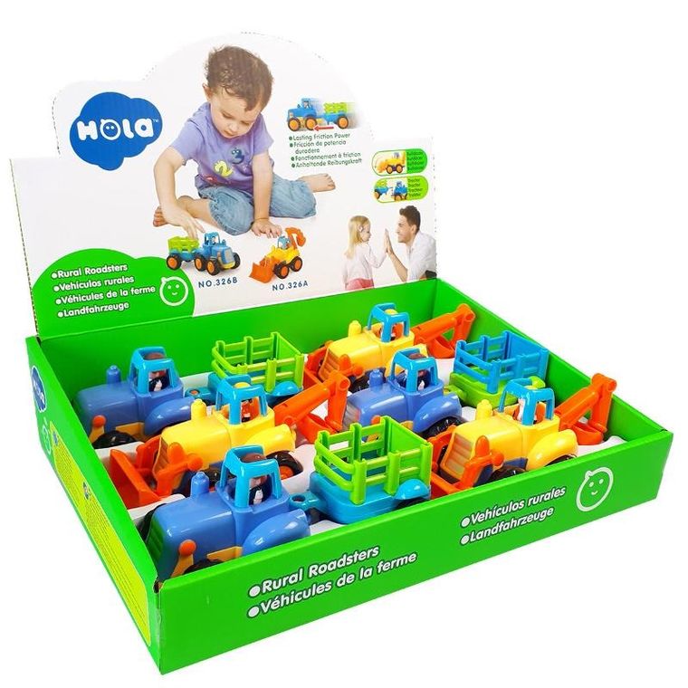 Anek dla Dzieci, traktor z przyczepą