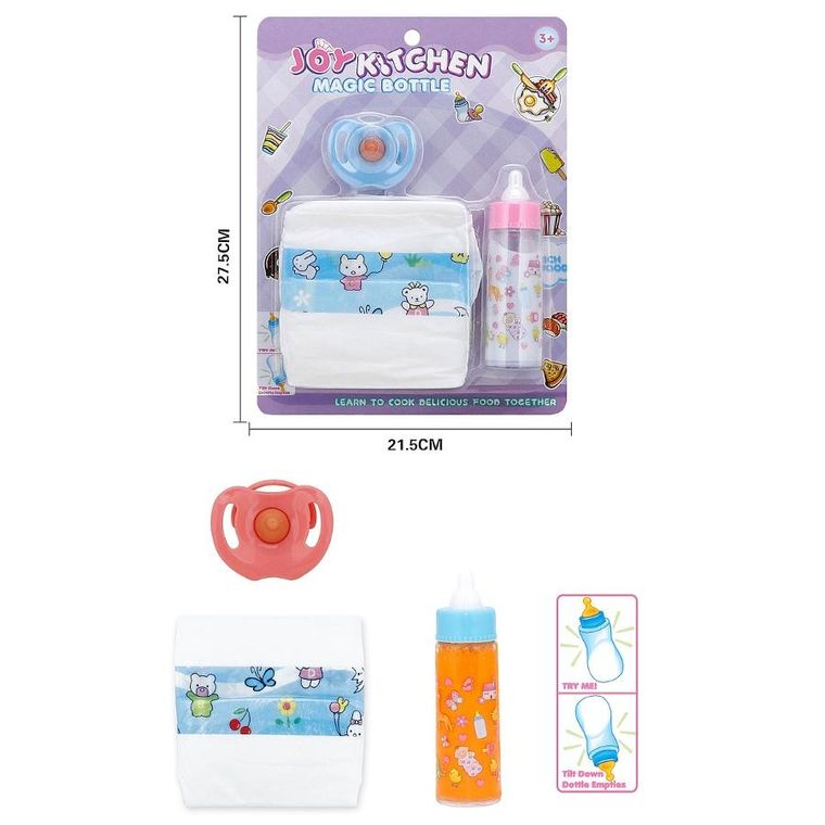 Anek dla dzieci, zestaw dla lalki bobas z magiczną butelką