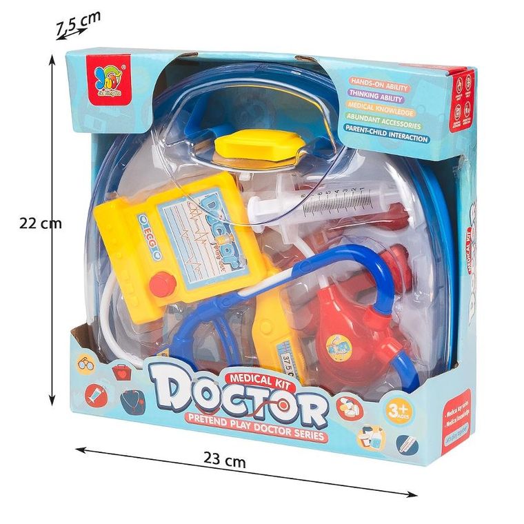 Anek dla dzieci, zestaw lekarski w walizce