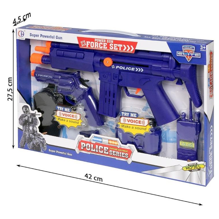 Anek dla dzieci, zestaw policyjny z bronią