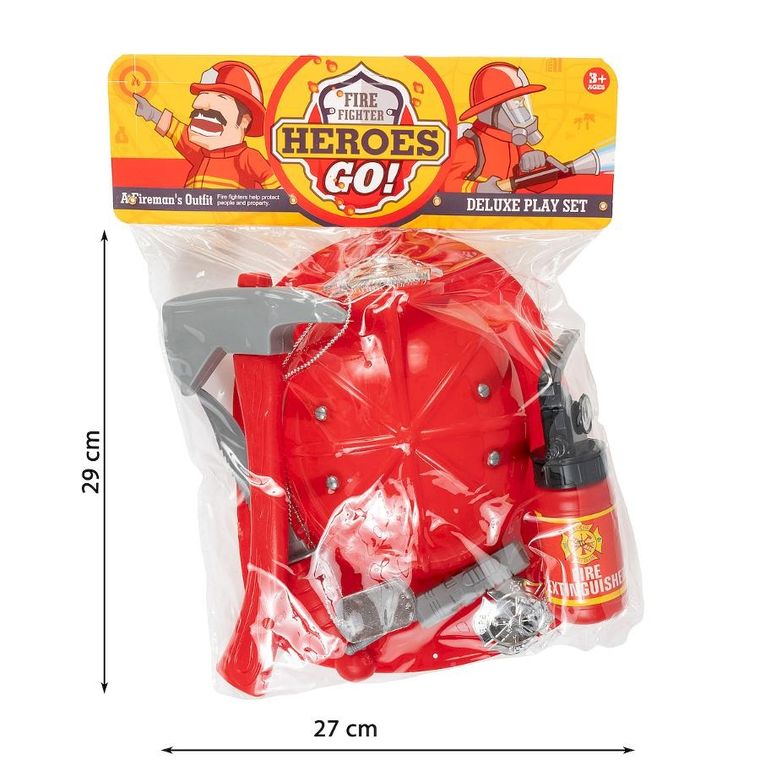 Anek dla dzieci, zestaw strażaka z kaskiem