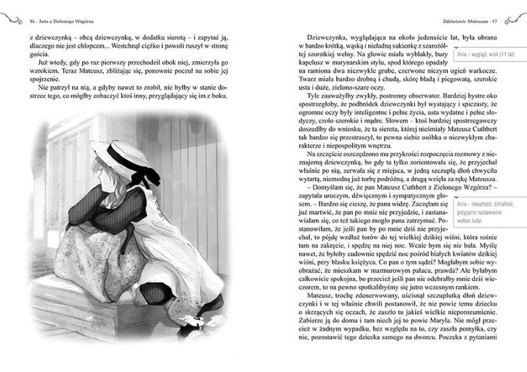 Ania z Zielonego Wzgórza. Wydanie z opracowaniem i streszczeniem