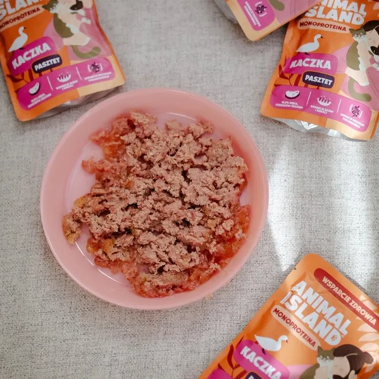 Animal Island, mokra karma dla kota, monoproteinowa, kaczka, 100g