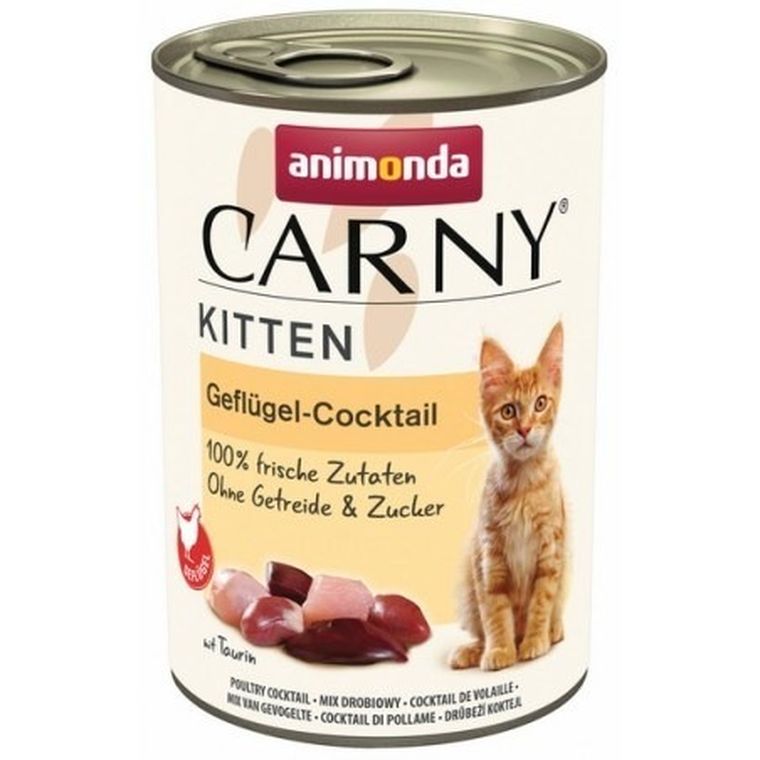 Animonda, Cat Carny, Kitten, karma mokra dla kota, koktajl drób, 400g