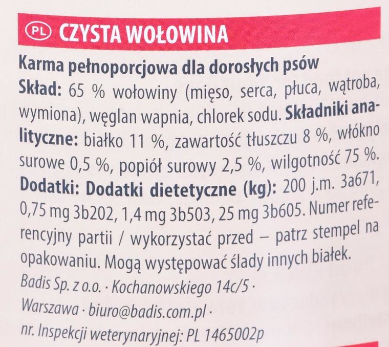 Animonda, Grancarno Single Protein, puszka dla psa, wołowina, 800g