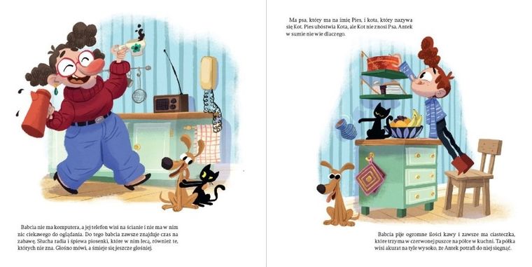 Antek z babcią na dnie morza