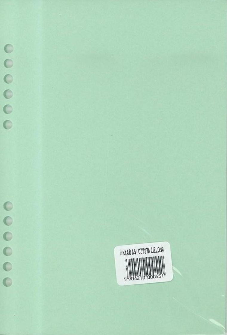 Antra, wkład do organizera A5, czysta zielona