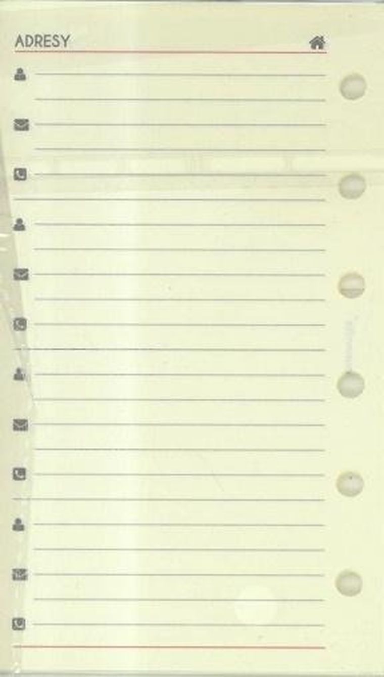 Antra, wkład do organizera MEM/K Adresy