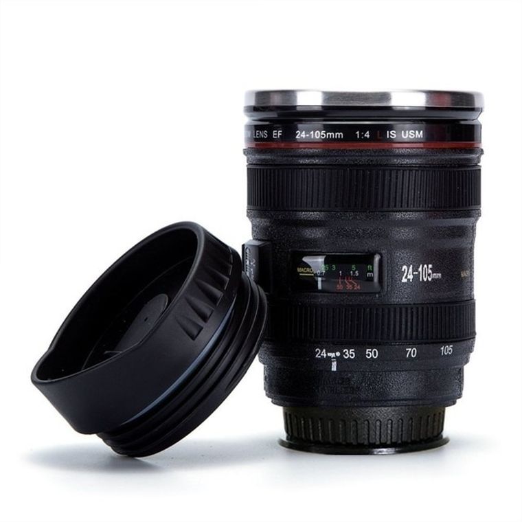 Antygrawitacyjny kubek, obiektyw