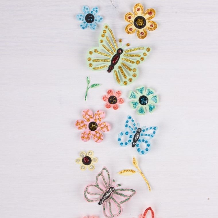 Apli Kids, błyszczący brokat w słoiczku, 6 kolorów