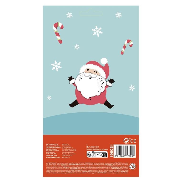 Apli Kids, Bombki Mikołaj, świąteczne naklejki