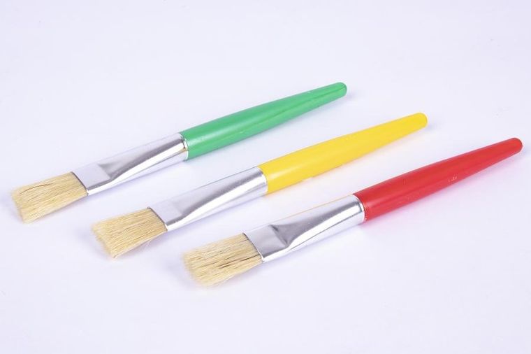 Apli Kids, duże pędzle z płaską końcówką, 3 szt.