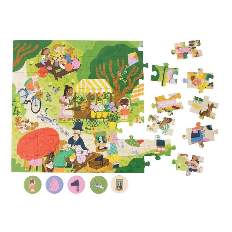 Apli Kids, Find It First! Market, puzzle obserwacyjne, 200 elementów