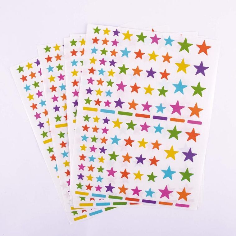 Apli Kids, Gwiazdki, wielokolorowe naklejki