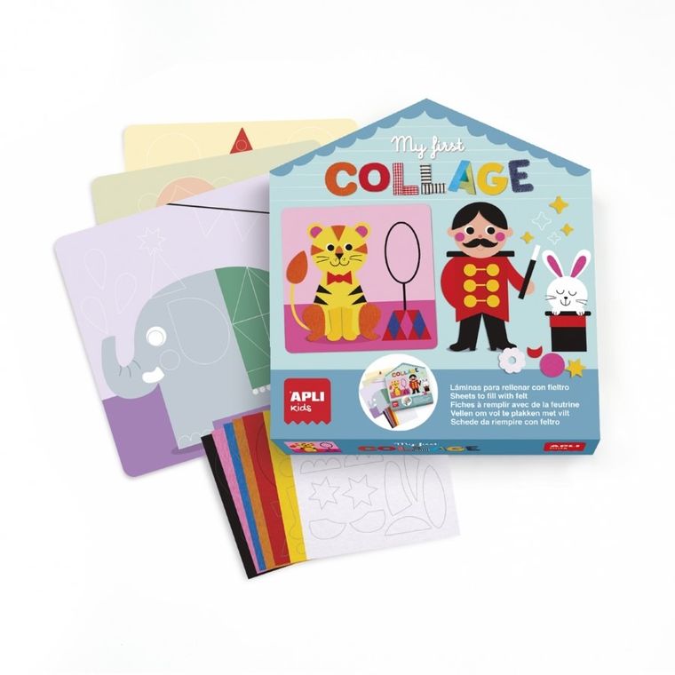 Apli Kids, Kolaże z filcu, mój pierwszy zestaw artystyczny