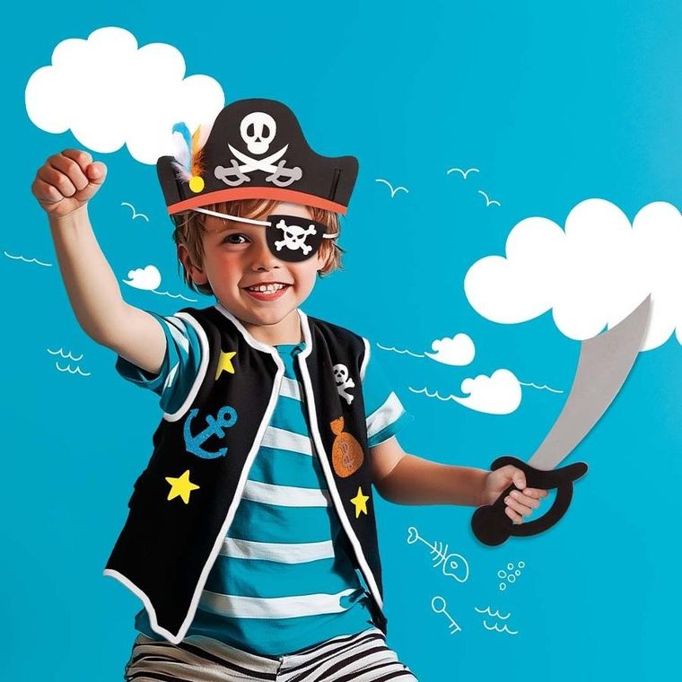 Apli Kids, kostium pirata, zestaw DIY