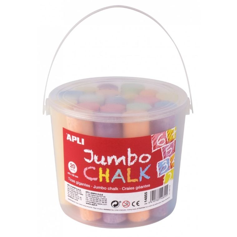 Apli Kids, kredy jumbo, 20 szt.