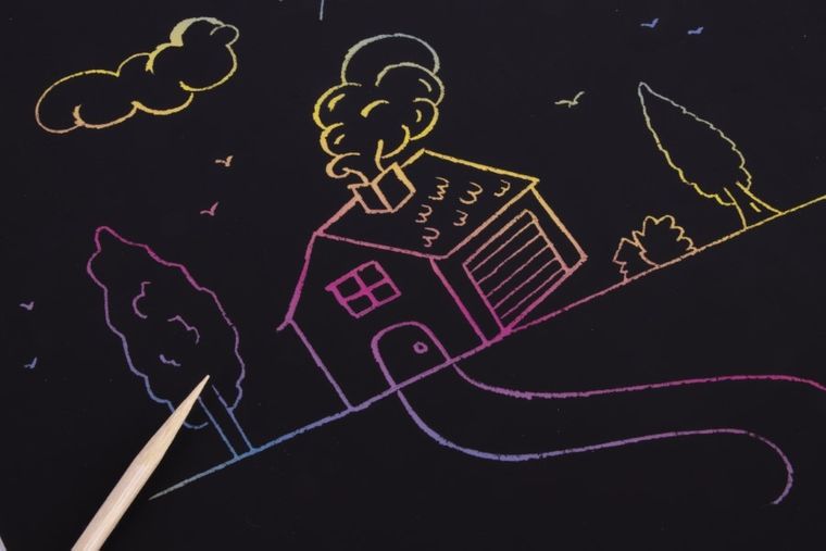 Apli Kids, Magic Scratch, wydrapywanki, A4, 10 arkuszy