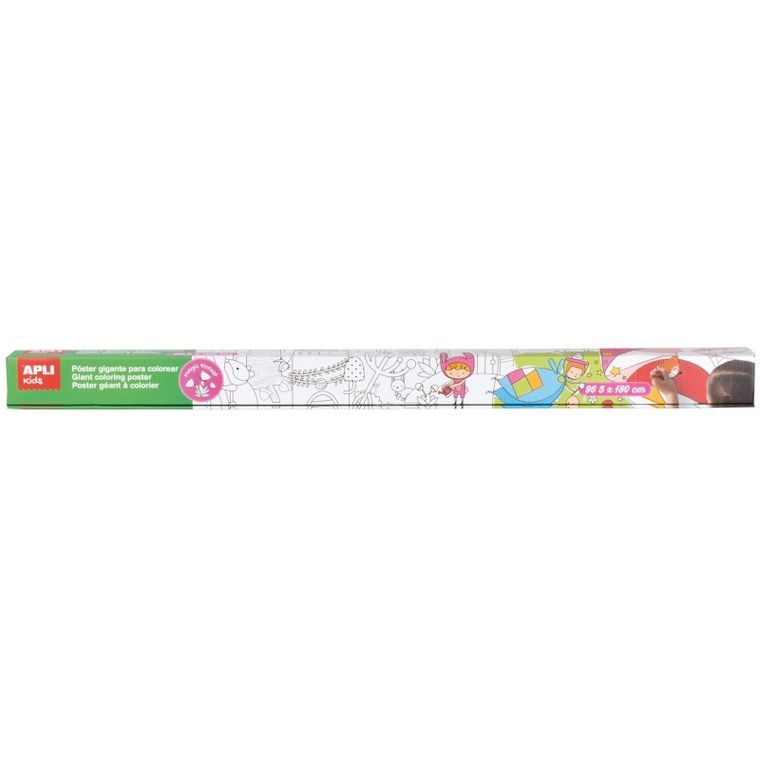 Apli Kids, Magiczny las, gigantyczny plakat do kolorowania