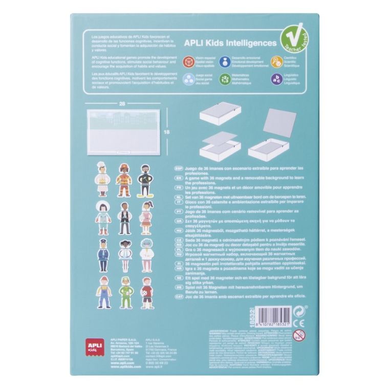 Apli Kids, magnetyczna układanka, zawody