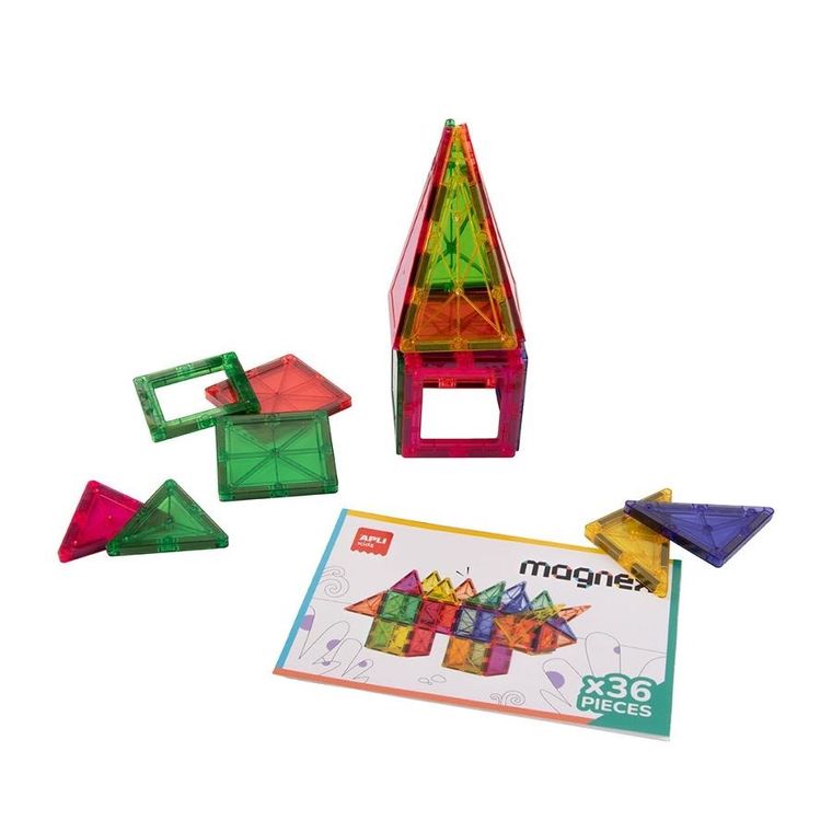 Apli Kids, Magnex, klocki magnetyczne, 36 elementów
