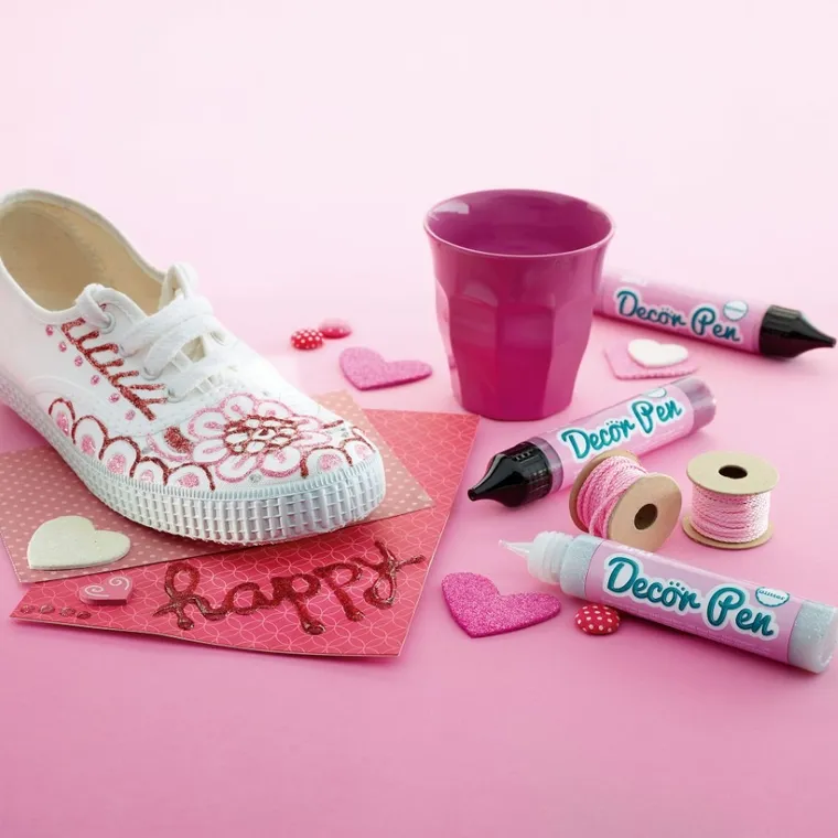 Apli Kids, markery żelowe z efektem 3D, brokatowe, 6 kolorów