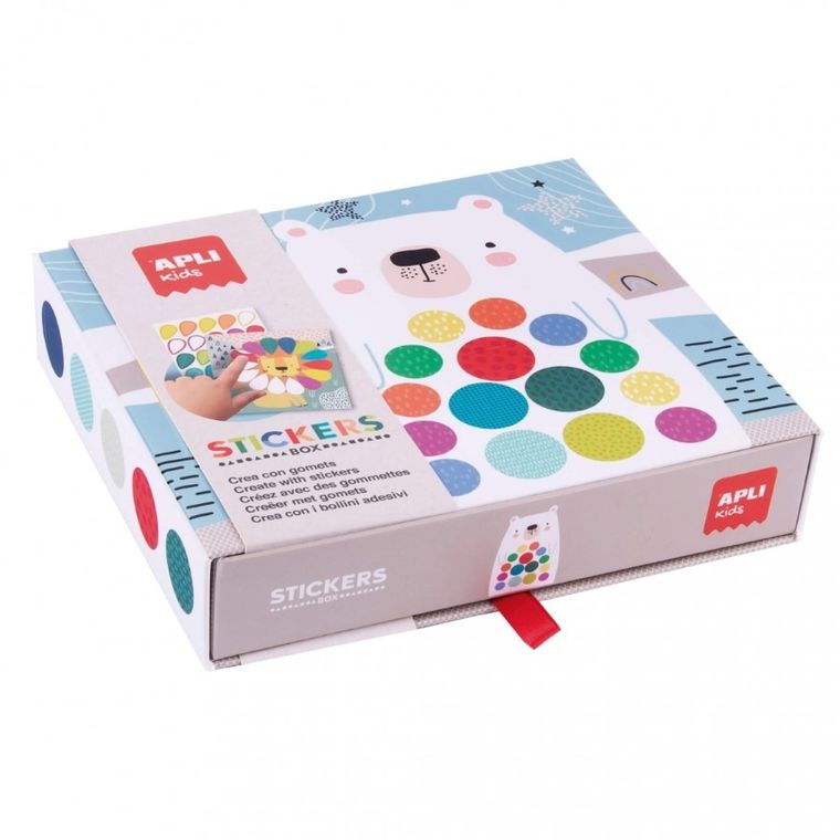 Apli Kids, Miś, zestaw z naklejkami