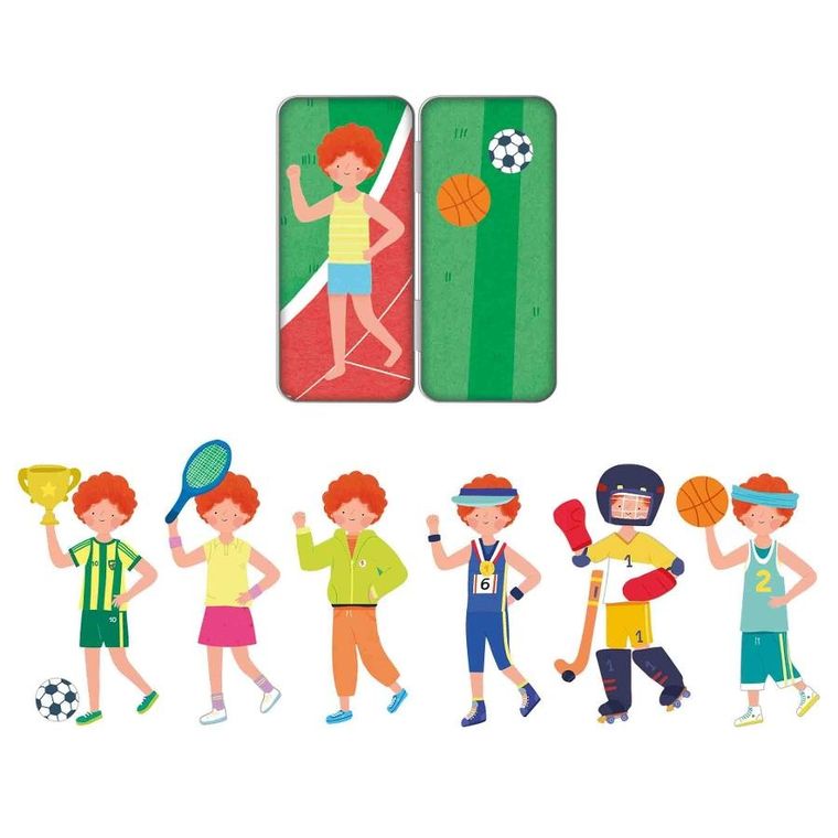 Apli Kids, Mix&Match, Sport, magnetyczna układanka