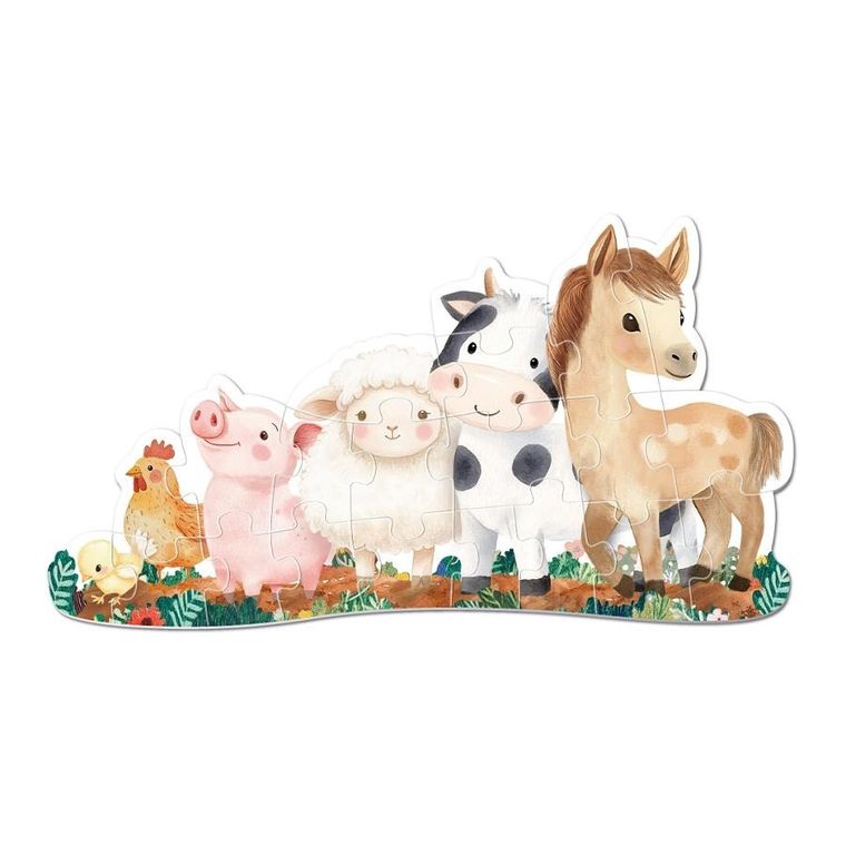 Apli Kids, My First, Farma, puzzle progresywne, 21 elementów