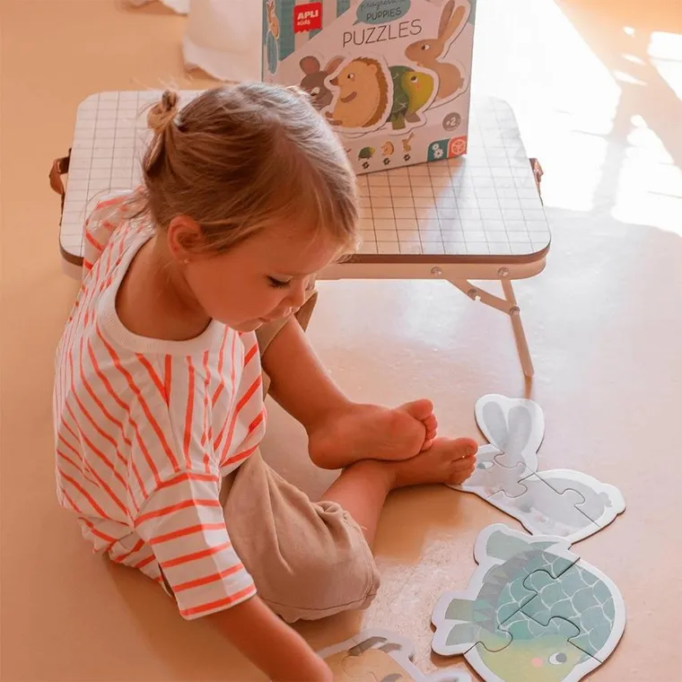 Apli Kids, My First, Zwierzątka, puzzle progresywne, 2, 3, 4 elementy, 2+