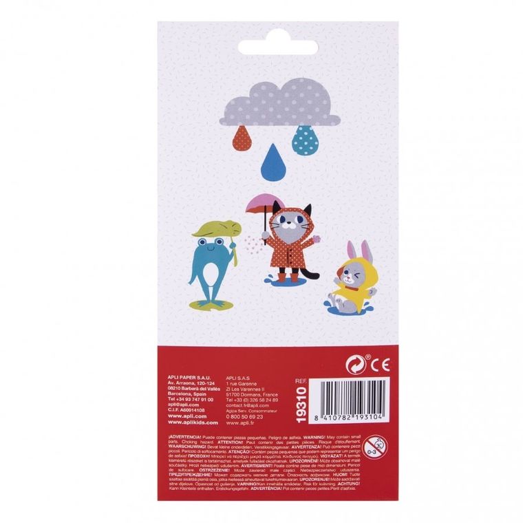 Apli Kids, naklejki, deszczowy dzień