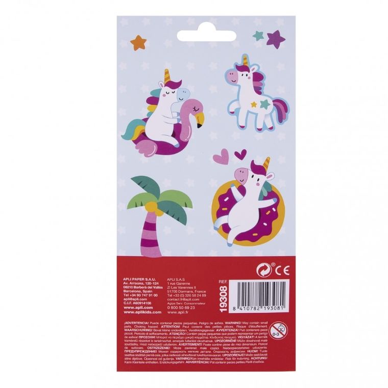 Apli Kids, naklejki, jednorożce
