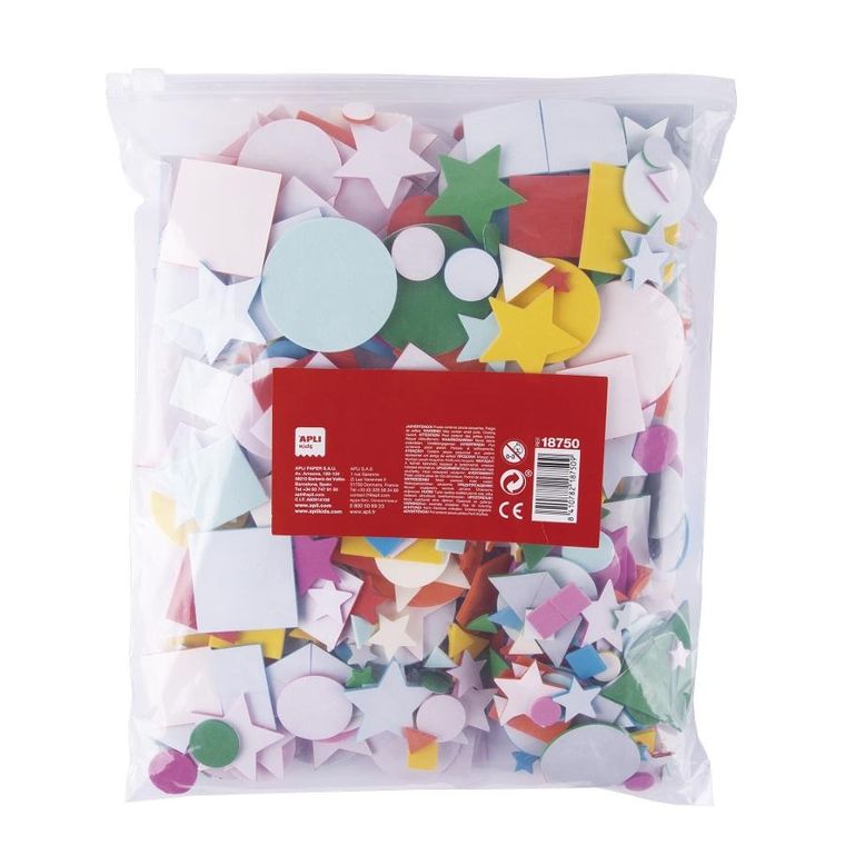 Apli Kids, naklejki z pianki EVA, 500 szt.