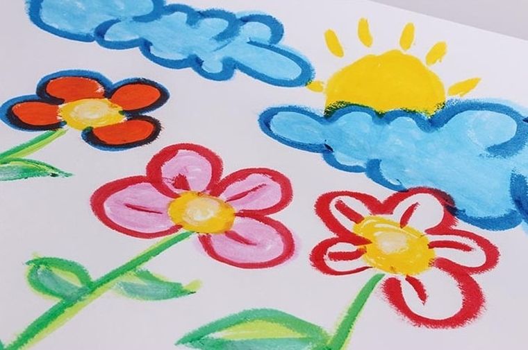 Apli Kids, neonowe farby w kredce, 6 kolorów