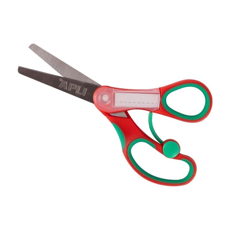 Apli Kids, nożyczki dla przedszkolaków, czerwone, 13 cm