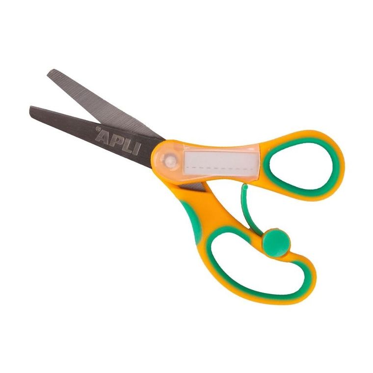 Apli Kids, nożyczki dla przedszkolaków, żółte, 13 cm