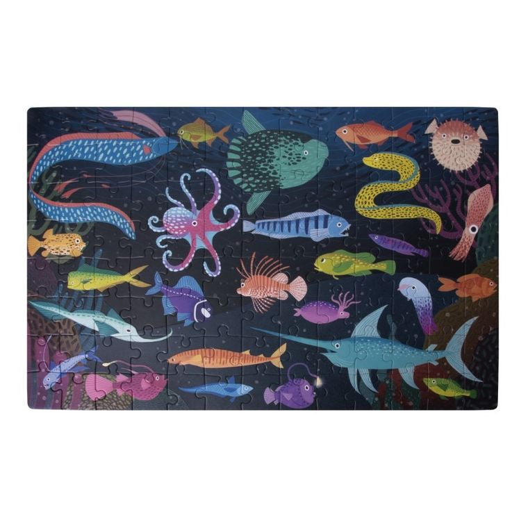 Apli Kids, Ocean, puzzle świecące w ciemności, 104 elementy