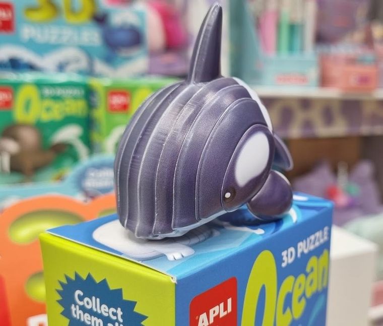 Apli Kids, Ocean, Wieloryb, puzzle 3D