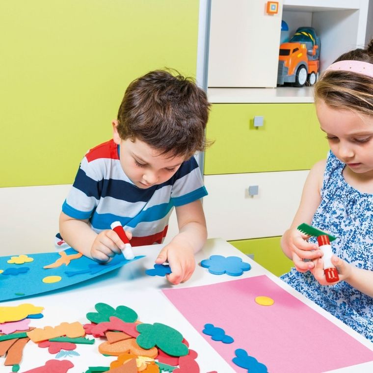 Apli Kids, pianka EVA w arkuszach A4, mix, 10 szt.