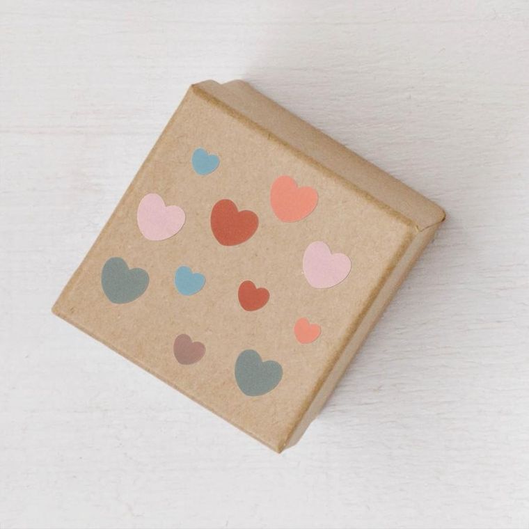 Apli Kids, Serca, wielokolorowe naklejki