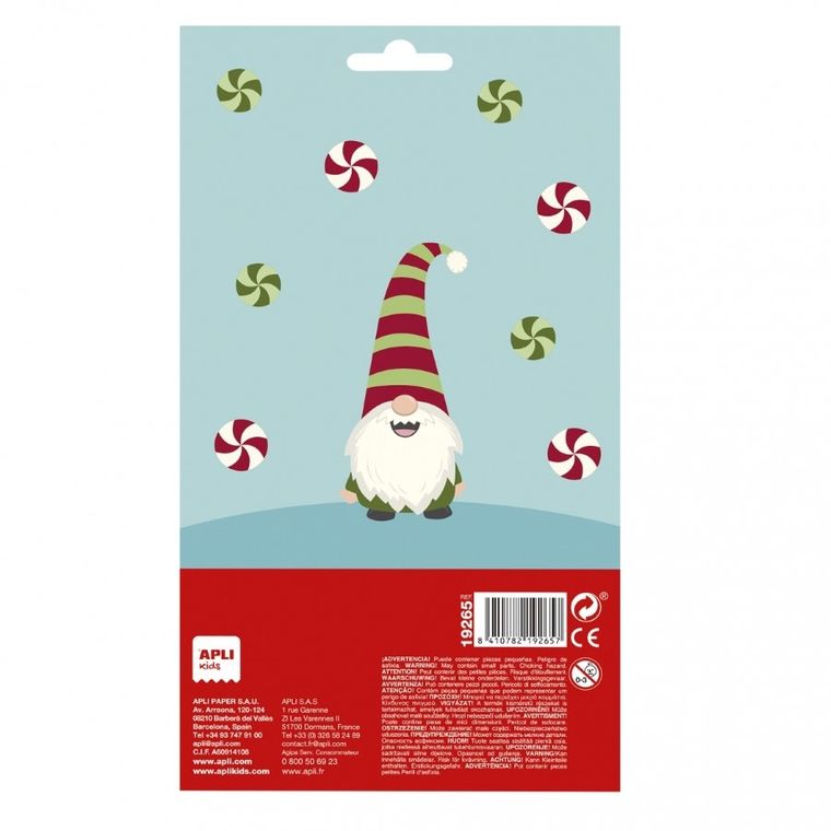 Apli Kids, świąteczne naklejki, Ho ho ho