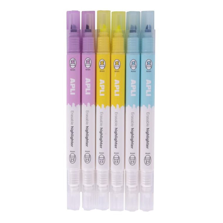 Apli Kids, wymazywalne zakreślacze, 3 kolory