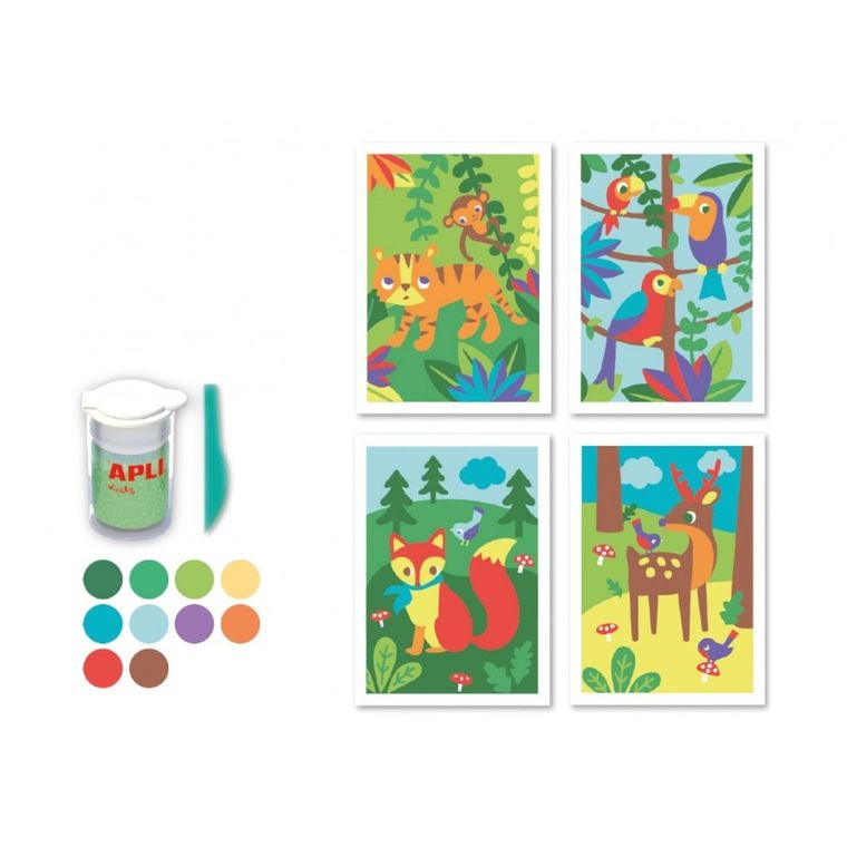 Apli Kids, zestaw artystyczny z piaskiem