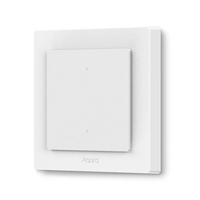 Aqara, Light Switch H2 EU, przełącznik, 2 przyciski, 1 kanał, offline