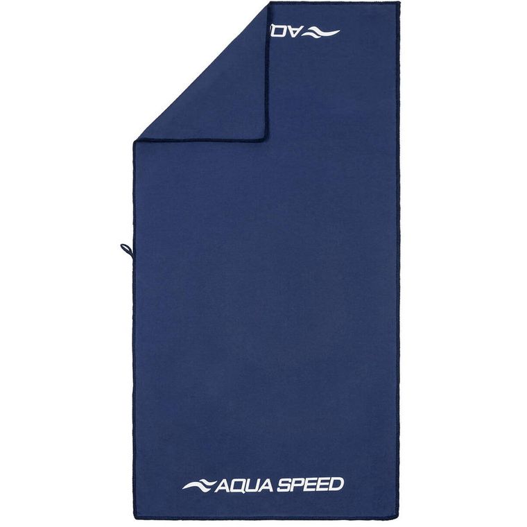 Aqua Speed, Dry Soft, ręcznik kąpielowy z mikrofibry, granatowy, 50-100 cm