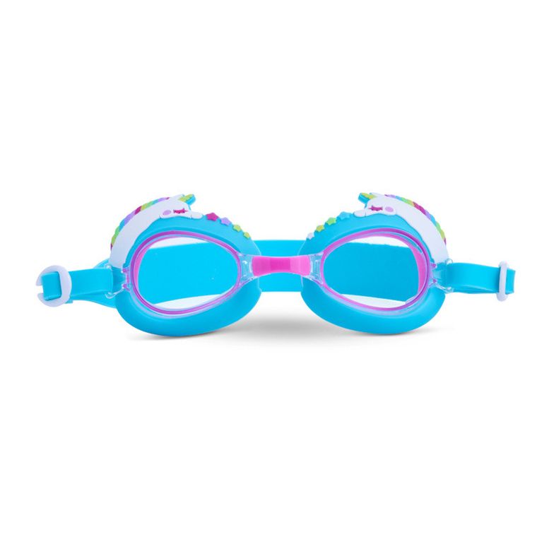 Aqua2ude, okularki do pływania dla dzieci, Uroczy jednorożec, turkus