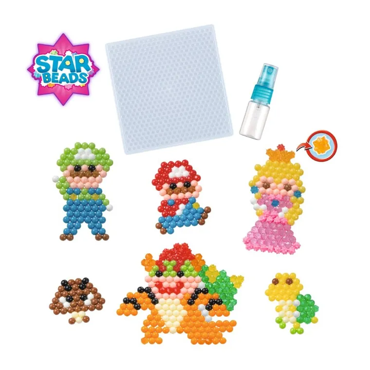 Aquabeads, Super Mario, koraliki wodne, zestaw kreatywny, 31946