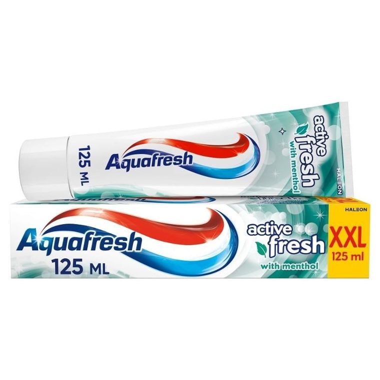 Aquafresh, Active Fresh, pasta do zębów z mentolem, 125 ml