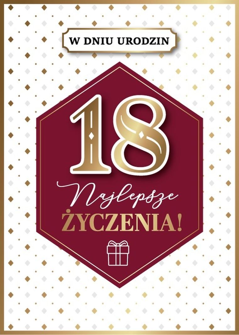 Armin Style, karnet B6 z kopertą, urodziny 18